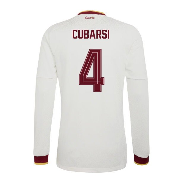 2026-2027 Spain Authentic Long Sleeves Away Shirt (Cubarsi 4)-SoccerKits Hub | Buy Soccer Jerseys Online